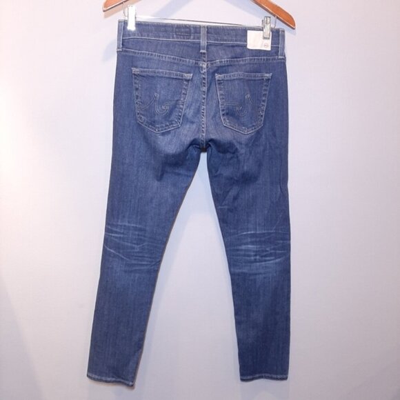 AG Adriano Goldschmied Nikki Crop Jeans Relaxed Skinny Fit Ankle Denim - Picture 9 of 13